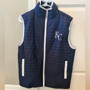 Men's Navy Quilted Vest